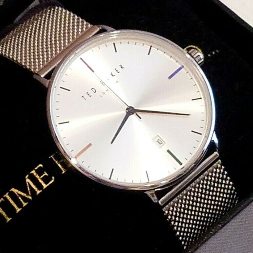 New Ted Baker London Watch Milanese Mesh Band